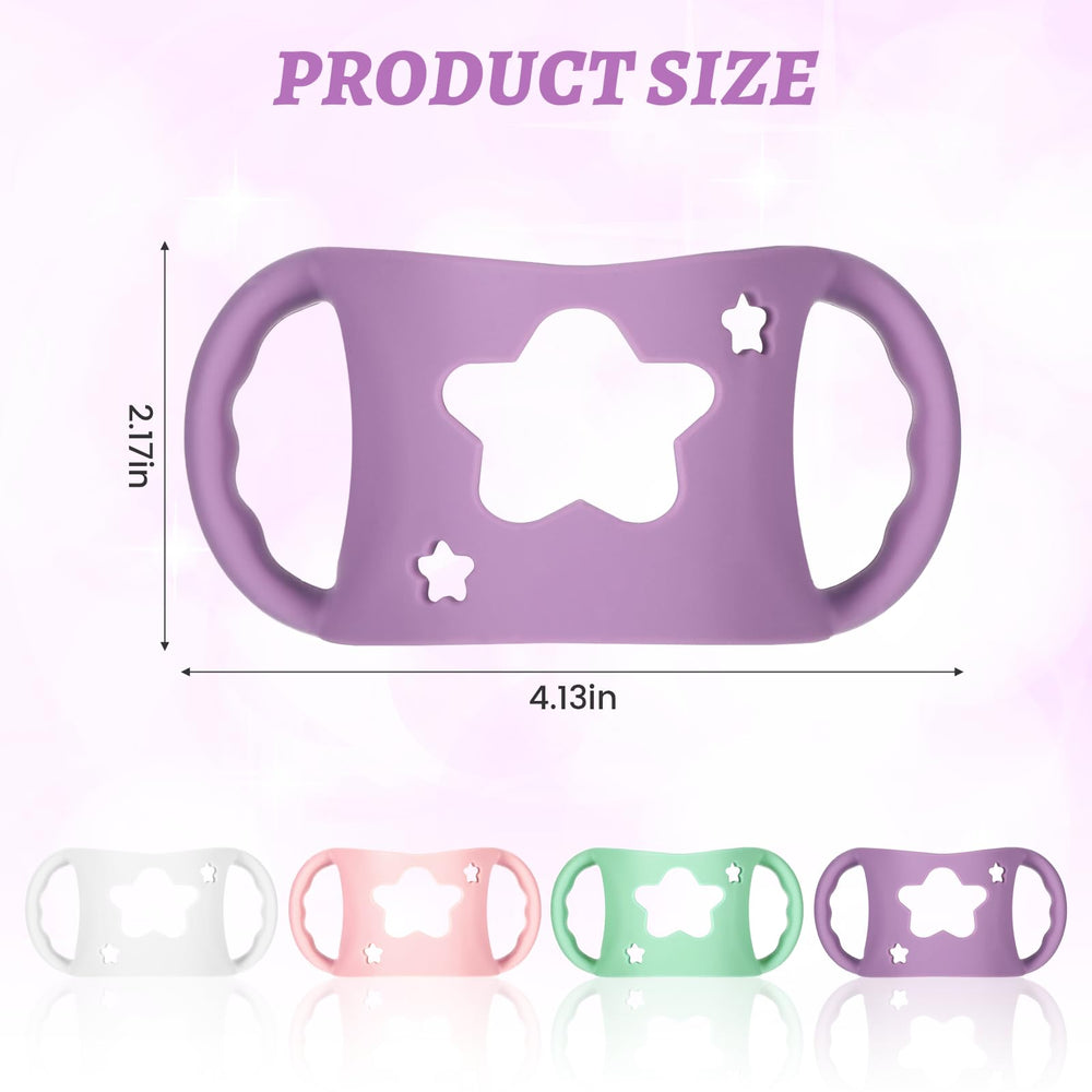 NYTGAH pink bottle holder from four-pack highlights easy-grip design.