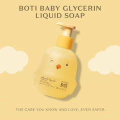 O Boticário Boti Baby foamy lather promotes playful bath time with lavender scent