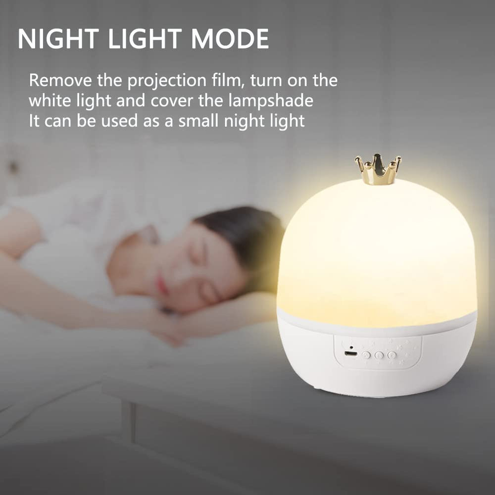 OAUTO multi-function baby light projector doubles as calming night light and night-time storytelling aid.