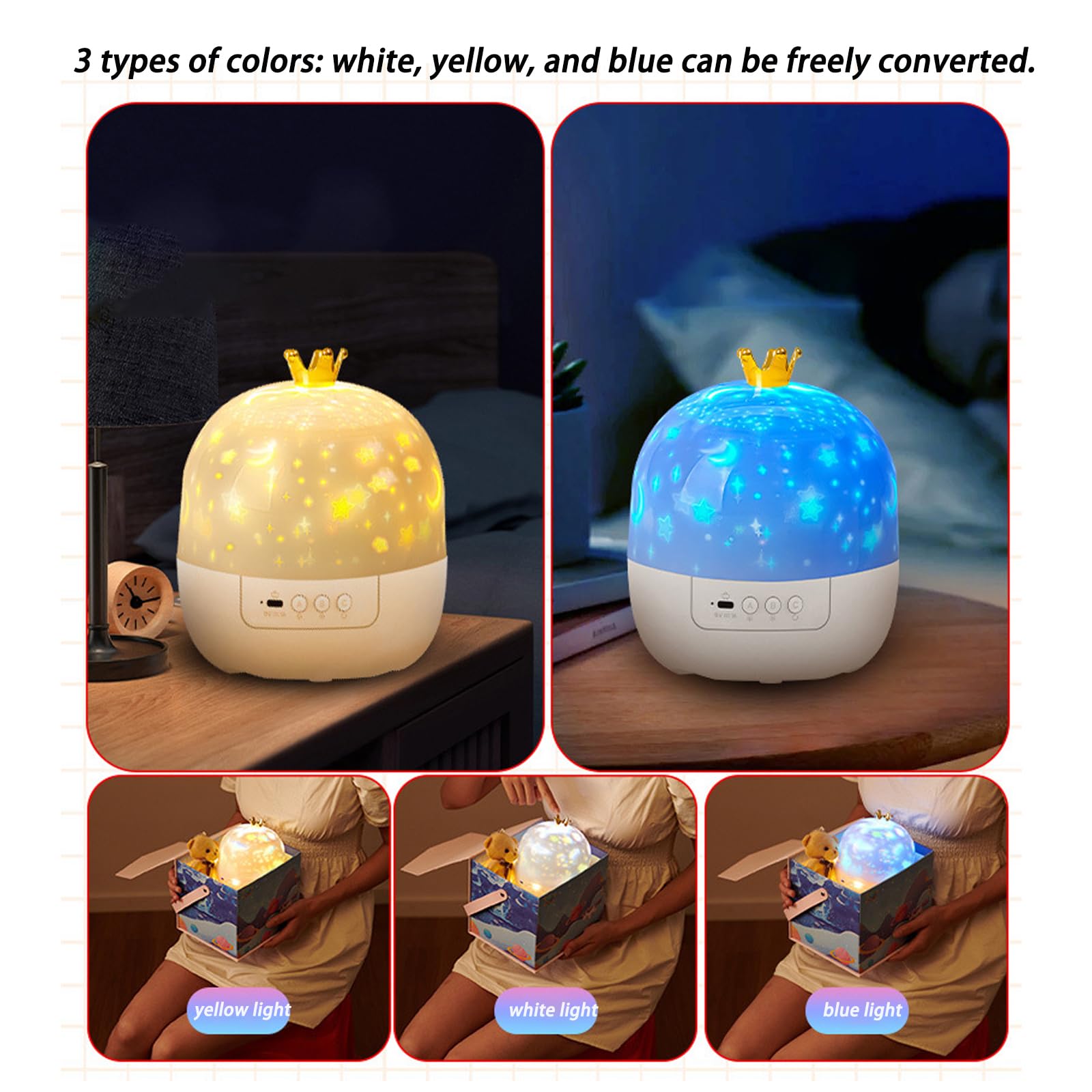 OAUTO USB-powered design ensures easy setup without bulky adapters in kids’ rooms.