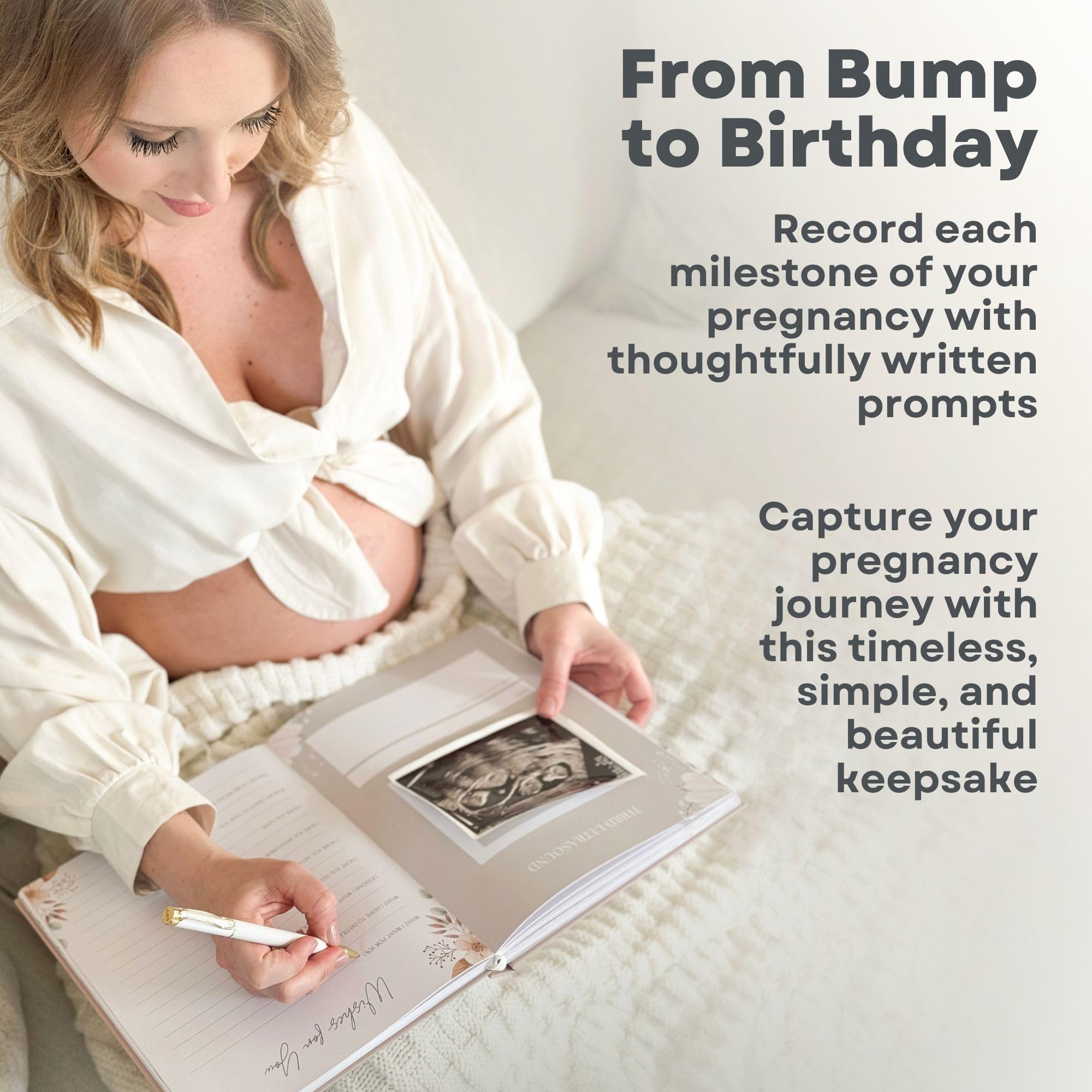 Oakwood and Co 11x8.5 inch journal offers ample space for notes and memories