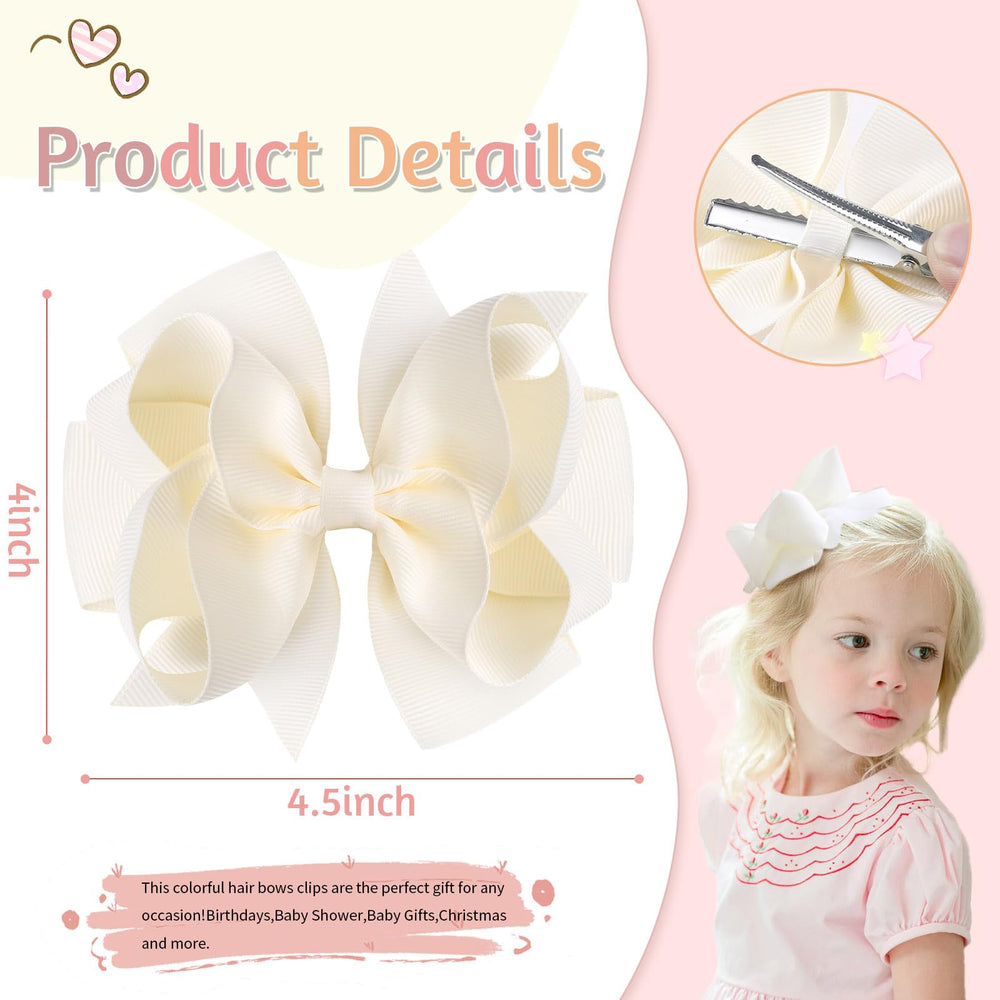 Oaoleer 20 color bow set laid flat to demonstrate color variety