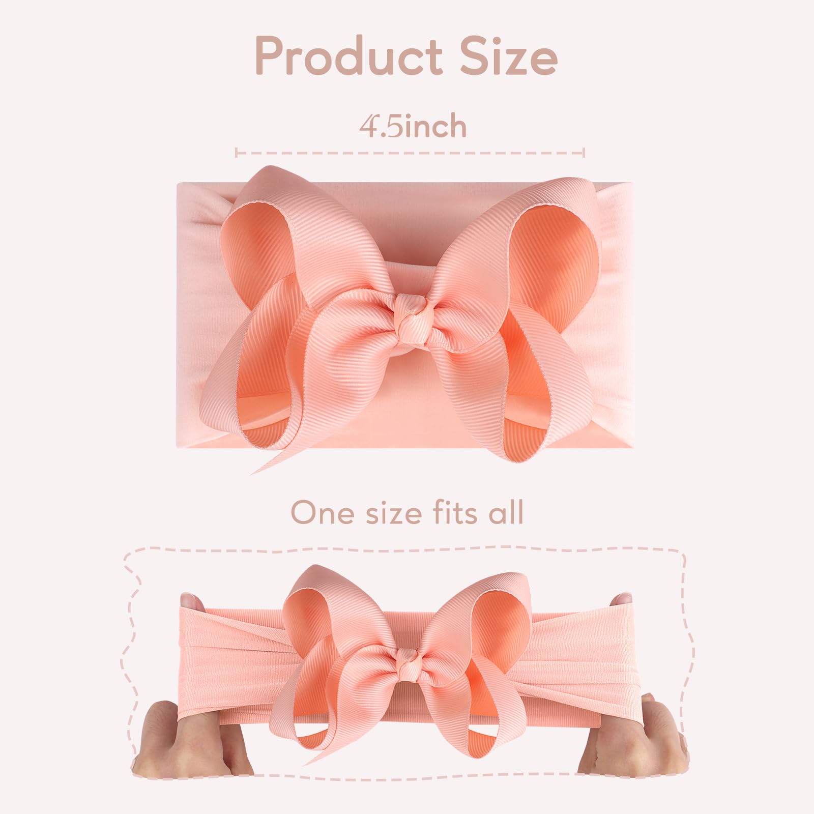 OAOLEER 24 colors bow set displaying vibrant hues for mix and match outfits.
