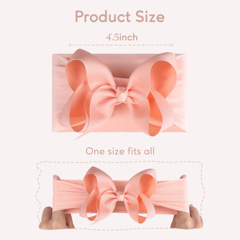 OAOLEER 24 colors bow set displaying vibrant hues for mix and match outfits.