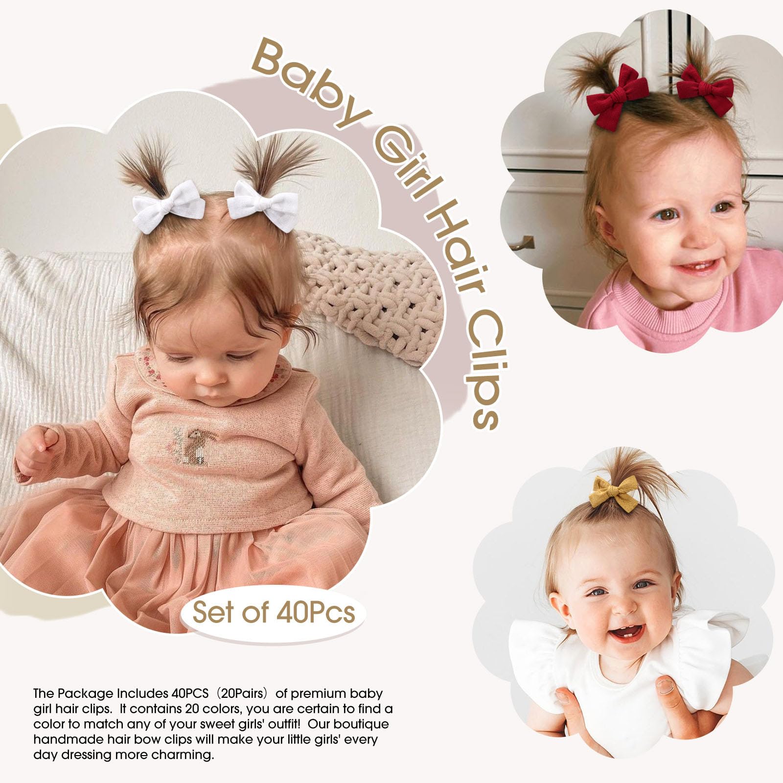 OAOLEER 40-piece set offers versatility for matching multiple outfits.
