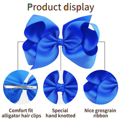 OAOLEER 6-inch bows worn by a child demonstrating secure grip