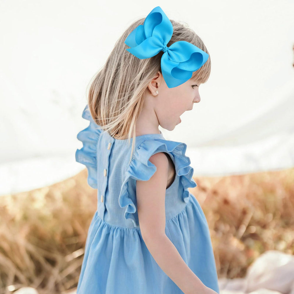 OAOLEER Alligator-clip bows prevent slipping during daily wear.