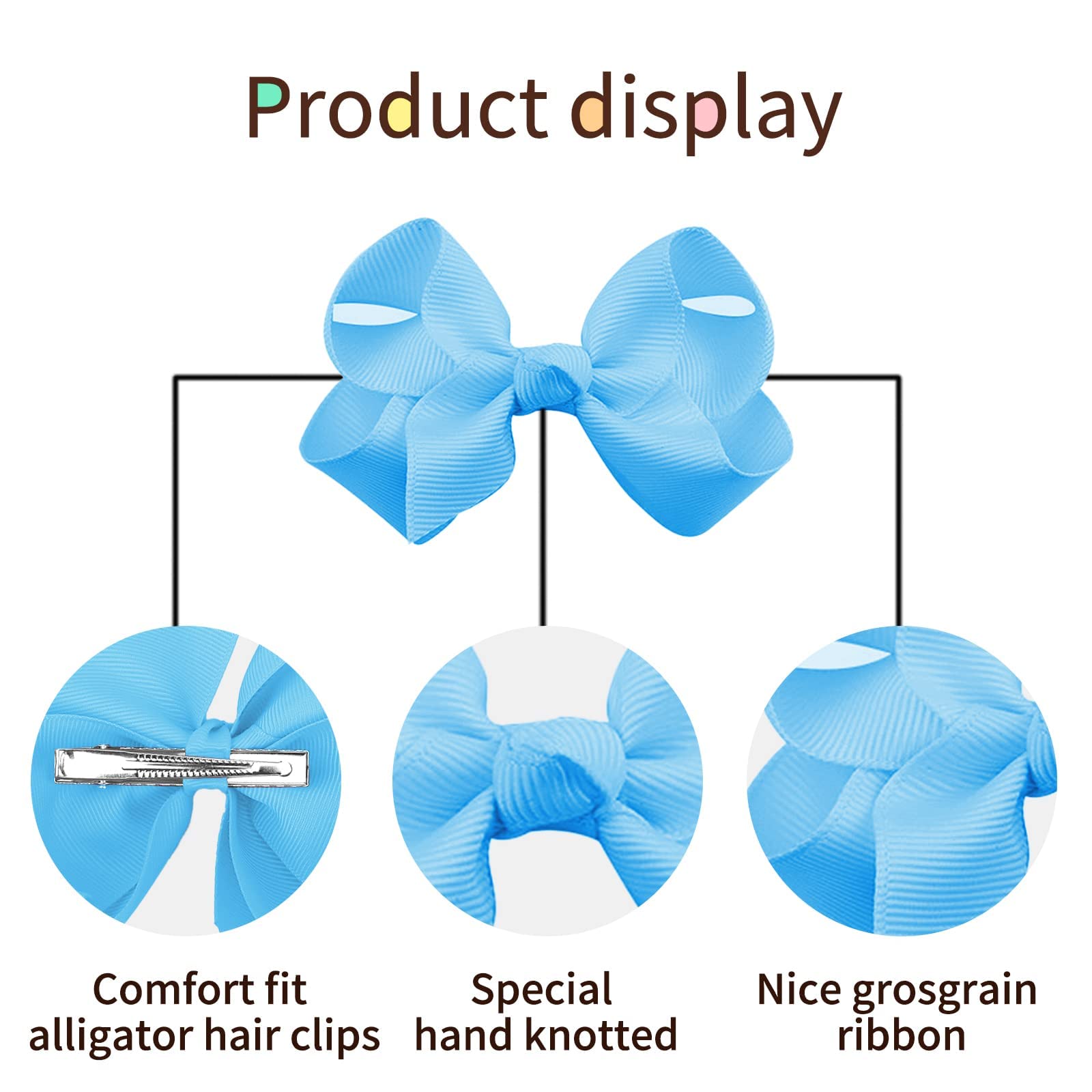OAOLEER alligator clip lineup emphasizes secure daily styling for kids.