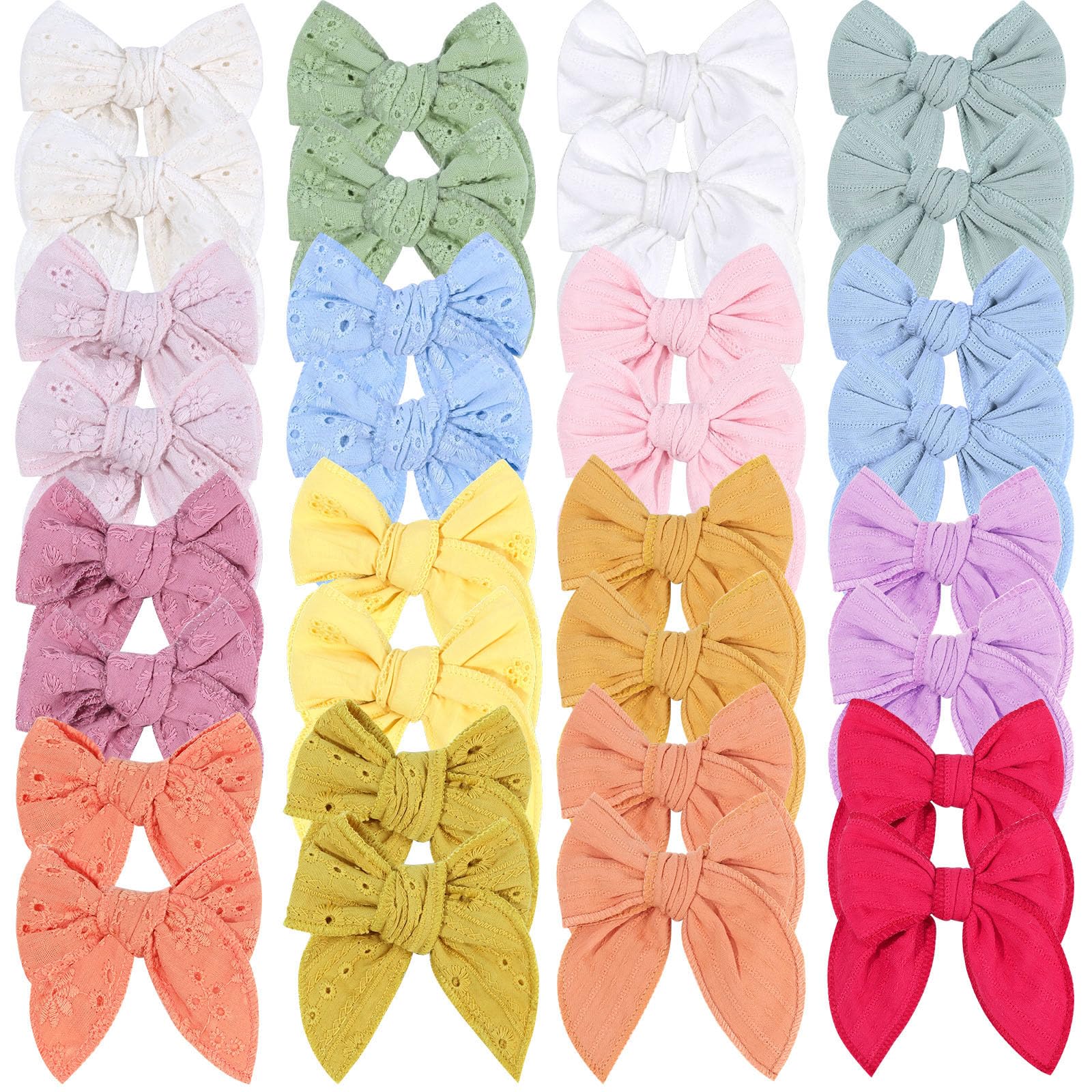 Oaoleer baby hair clips satin bows close-up showing non-slip grip for secure styling