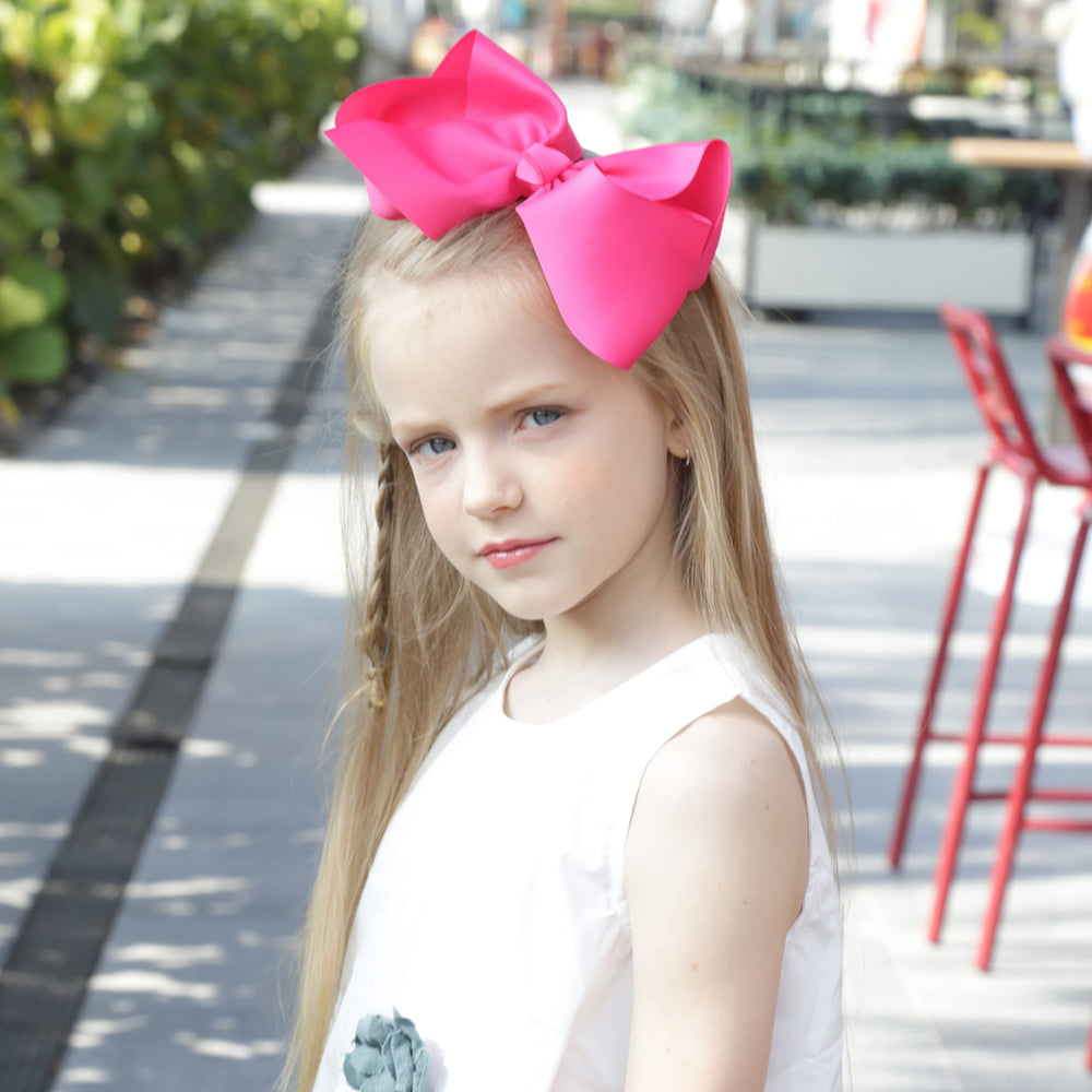 OAOLEER big hair bows pack highlights multi-size set for versatile outfit matching.