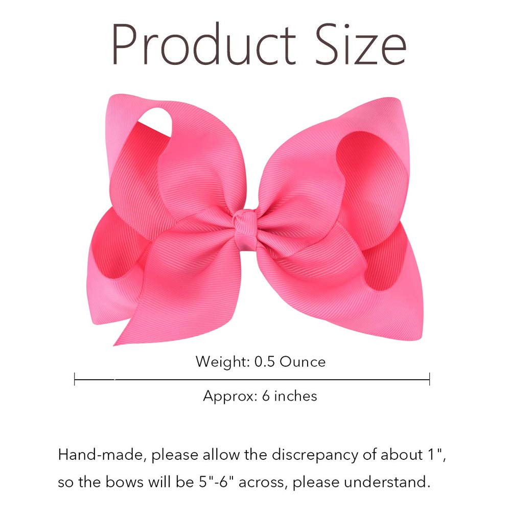 OAOLEER bows in clear packaging demonstrate easy color coordination and gifting appeal.