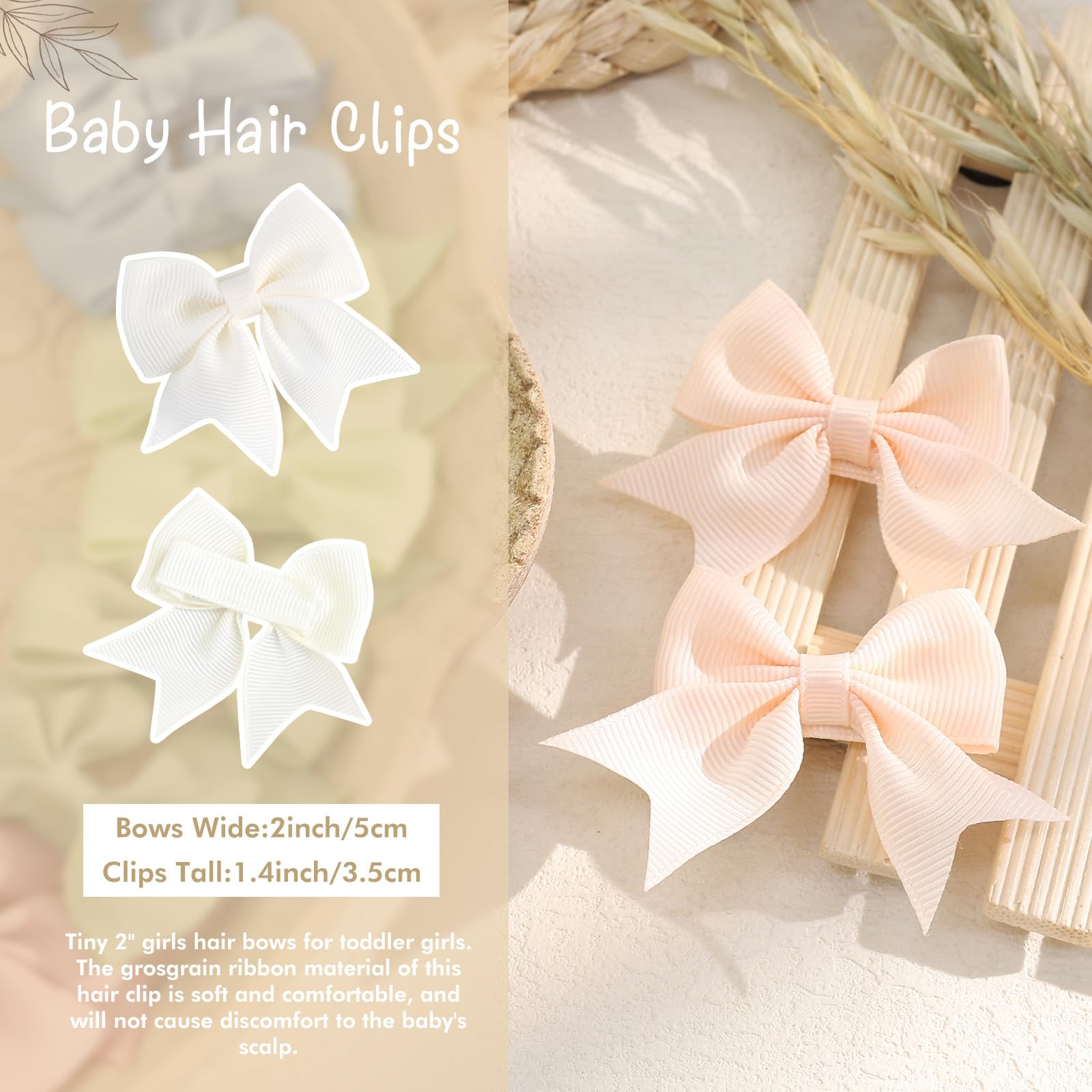 OAOLEER classic color bows pack for everyday and celebrations