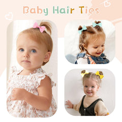 OAOLEER earth-tone hair ties with bows pair well with outfits and everyday wear.