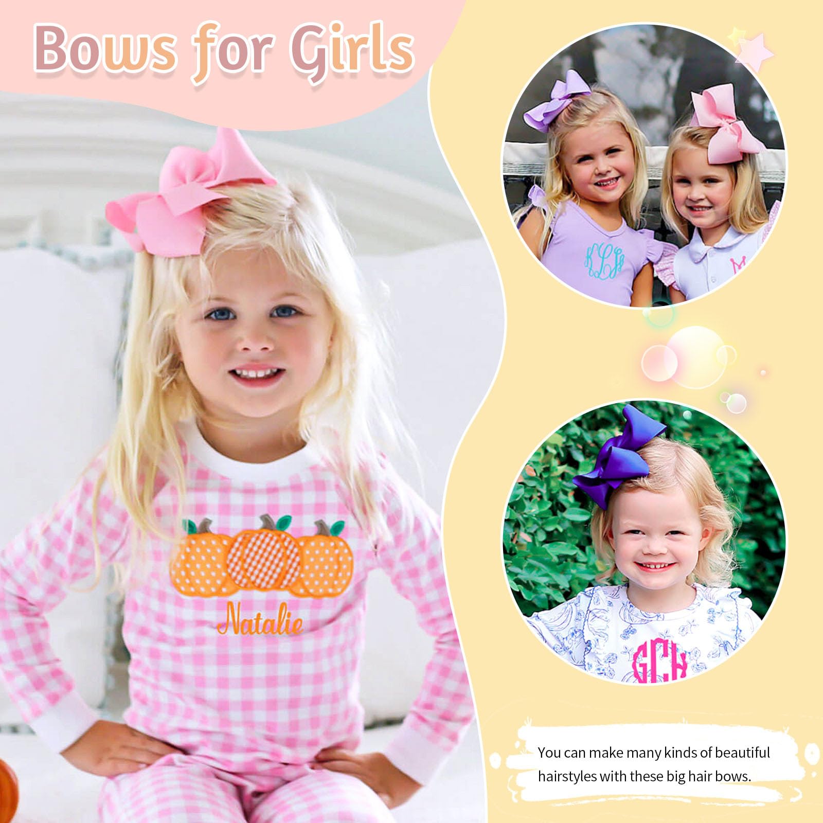 OAOLEER toddler hair accessories designed for comfortable all-day wear.