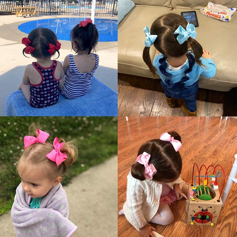 OAOLEER ponytail styling with bows demonstrates quick, polished looks.