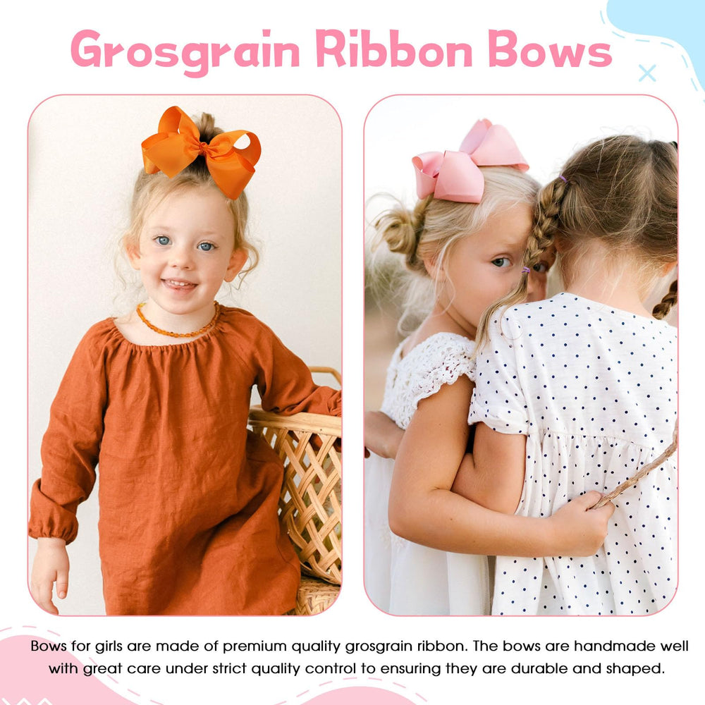 OAOLEER Premium grosgrain ribbon bows crafted with gentle styling.