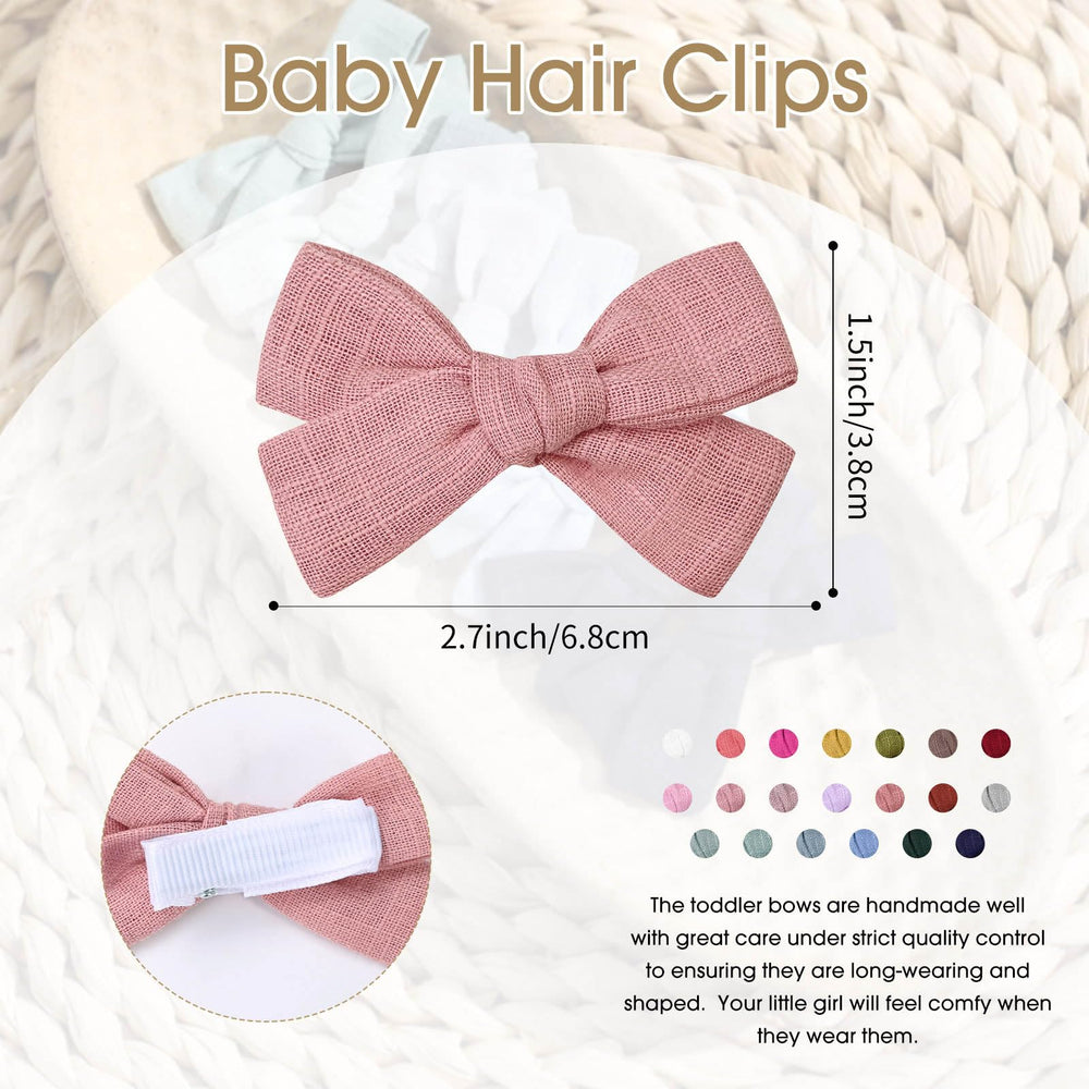 OAOLEER linen-soft bows in bright colors elevate everyday outfits safely.