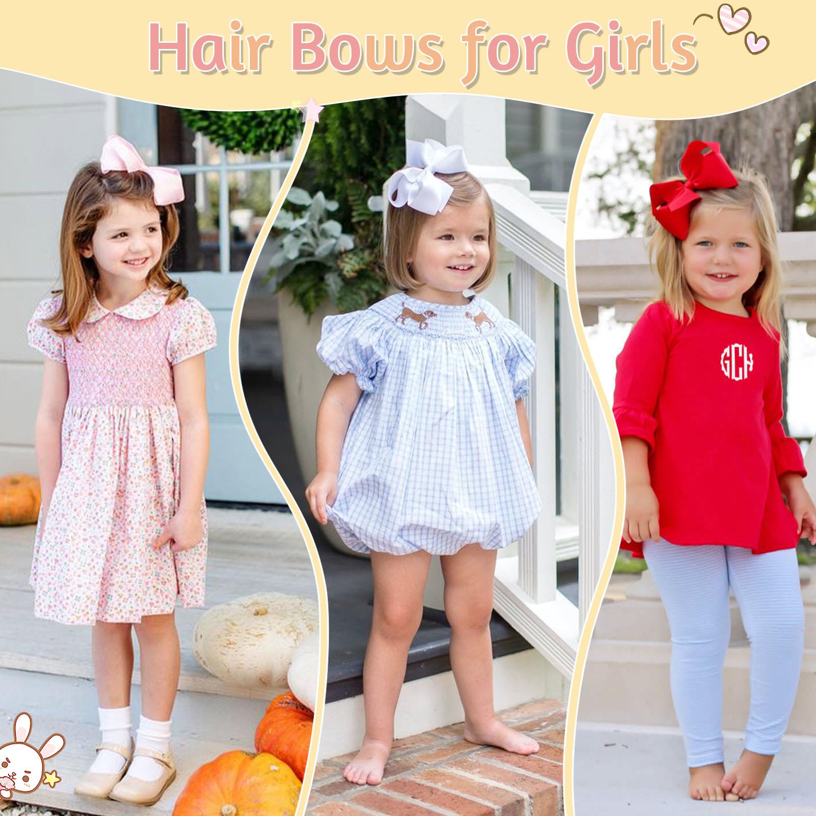 OAOLEER pigtail-braids decoration bows ideal for braid or ponytail styling.