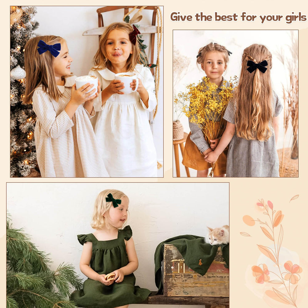 OAOLEER toddler-hair-accessories showcasing versatile styling with outfits.