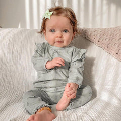 OAOLEER toddler bows in pairs for easy matching outfits