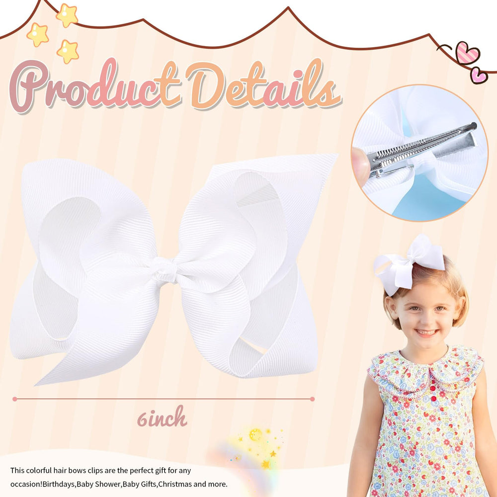 OAOLEER white bow highlighting layered grosgrain texture for everyday wear