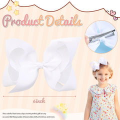 OAOLEER white bow highlighting layered grosgrain texture for everyday wear