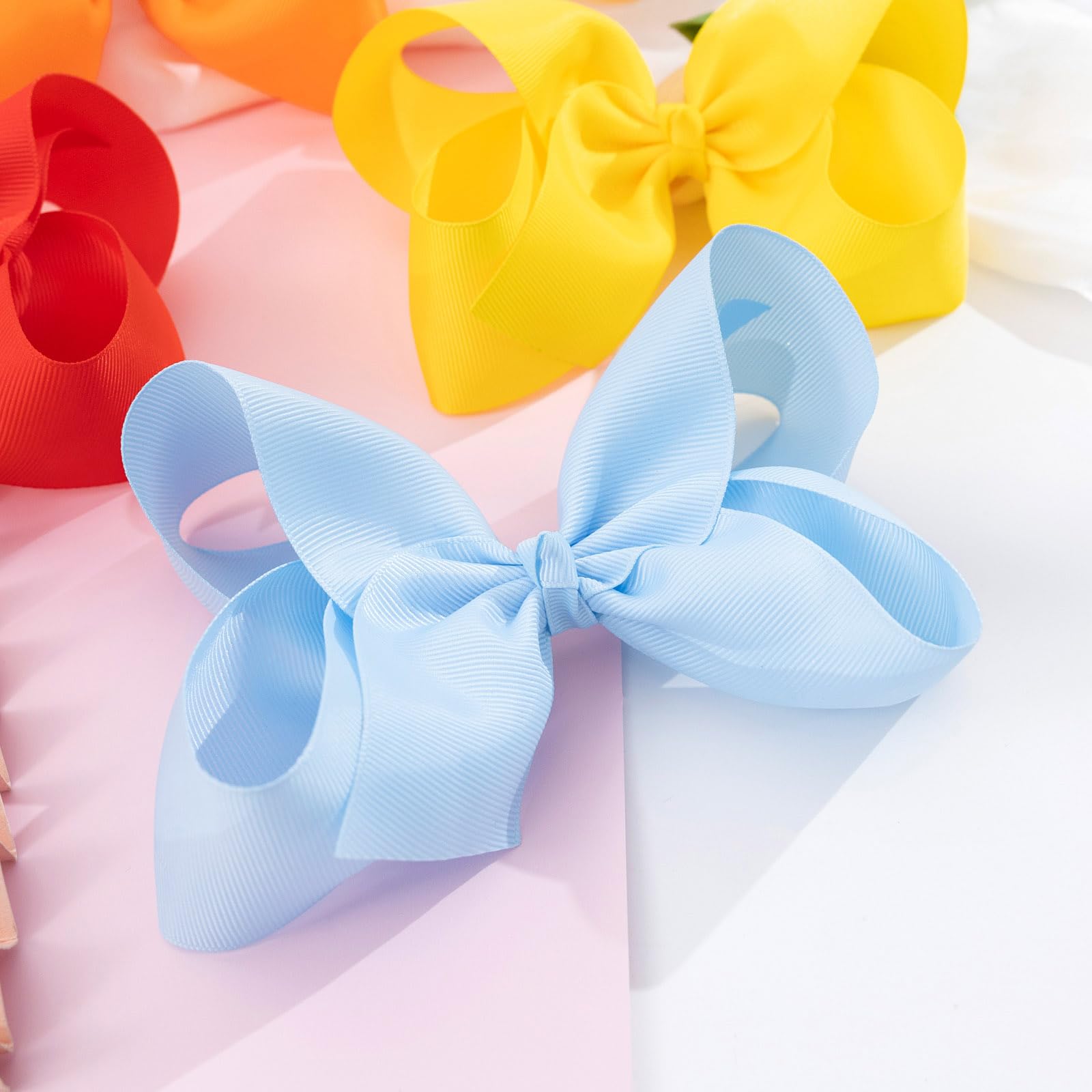 OAOLEER lavender bow for soft, kid-friendly styling and daily wear