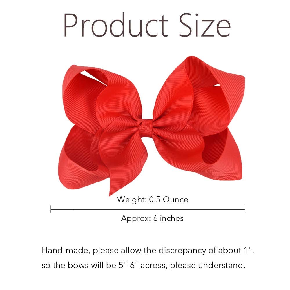 Oaooleer 3-inch bows for tiny tots and dolls.