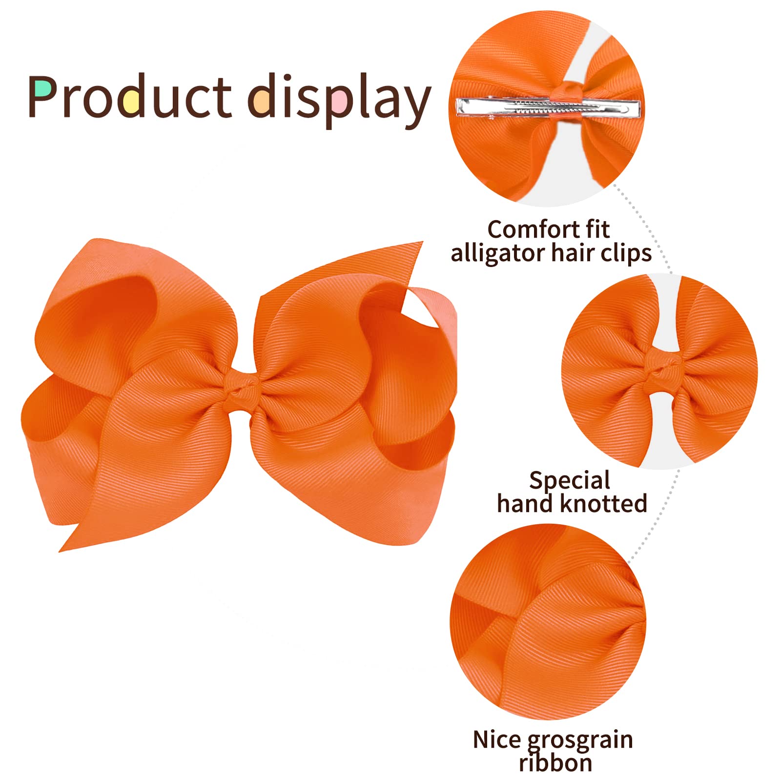 Oaoleer bows in clear box packaging—great for gifting and organization.