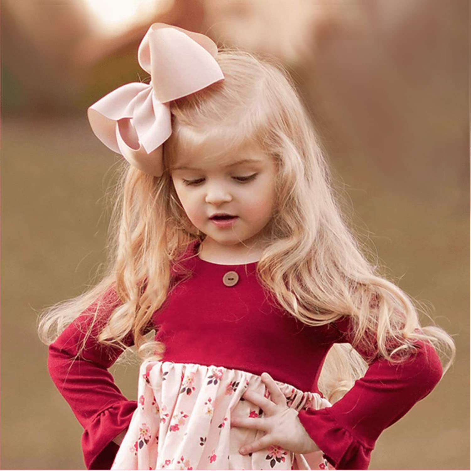 OAOLEER bows with buns and braids add playful flair