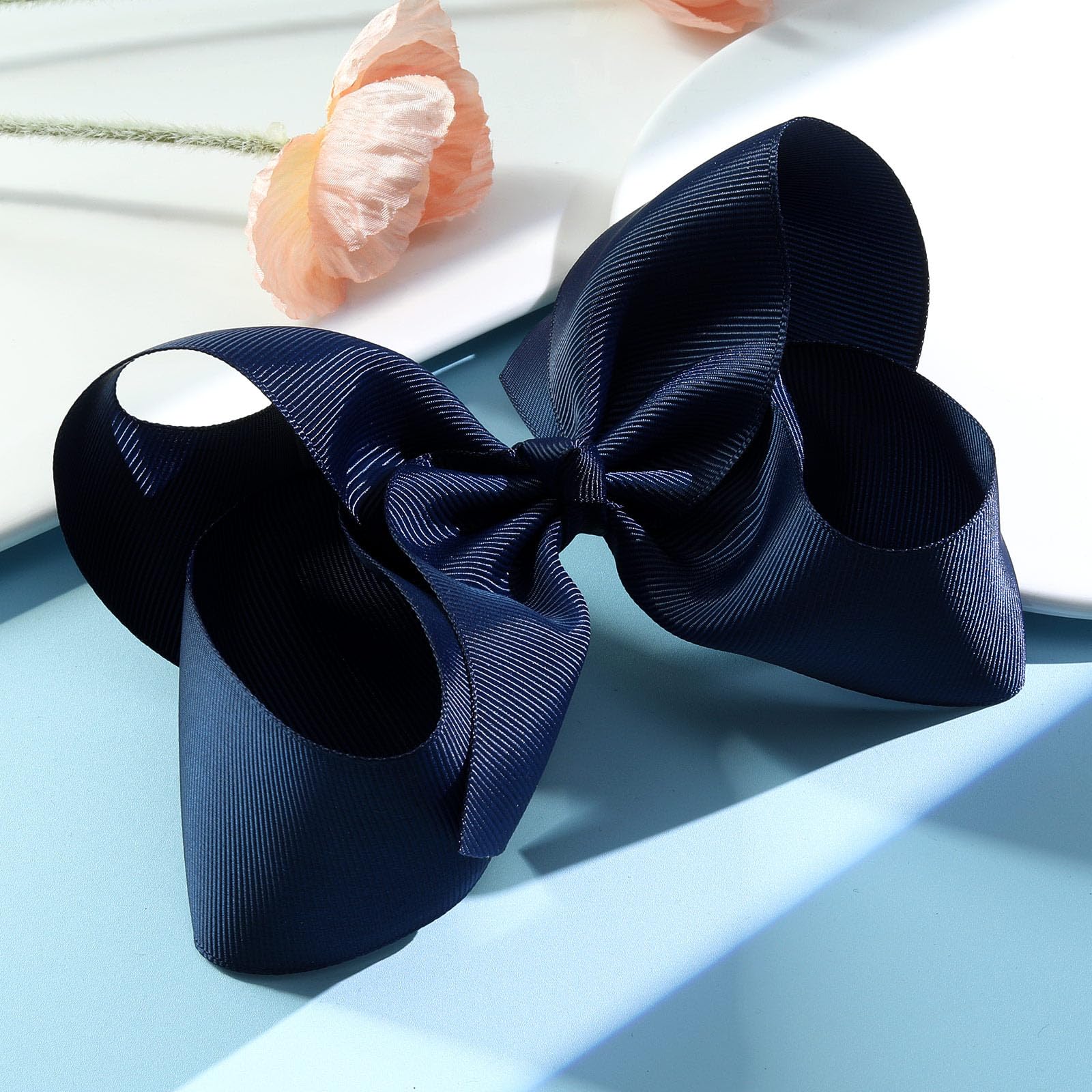 OAOLEER navy barrettes pack showcasing versatile styling options
