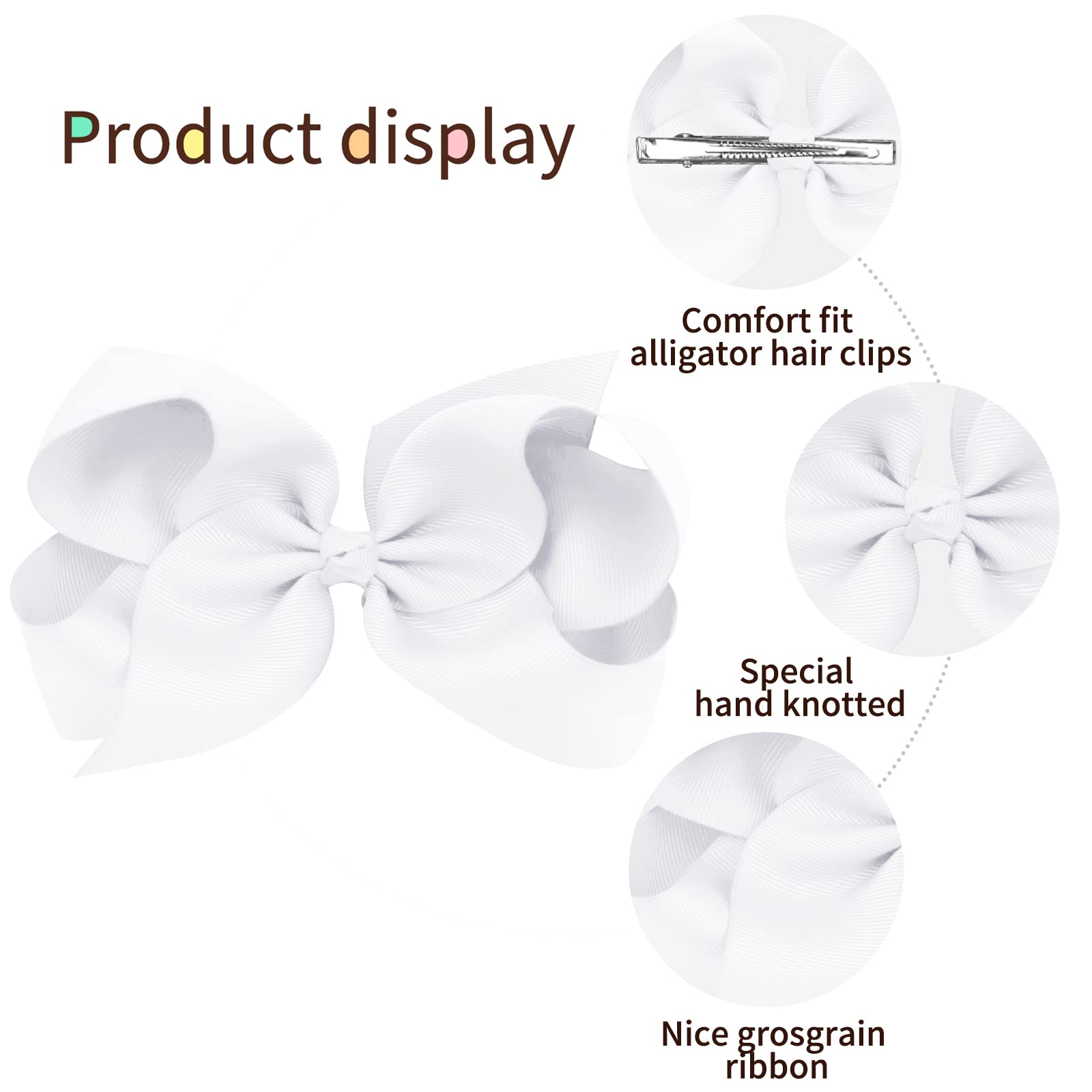 OAOLEER packaging in clear box bows ideal for gifting