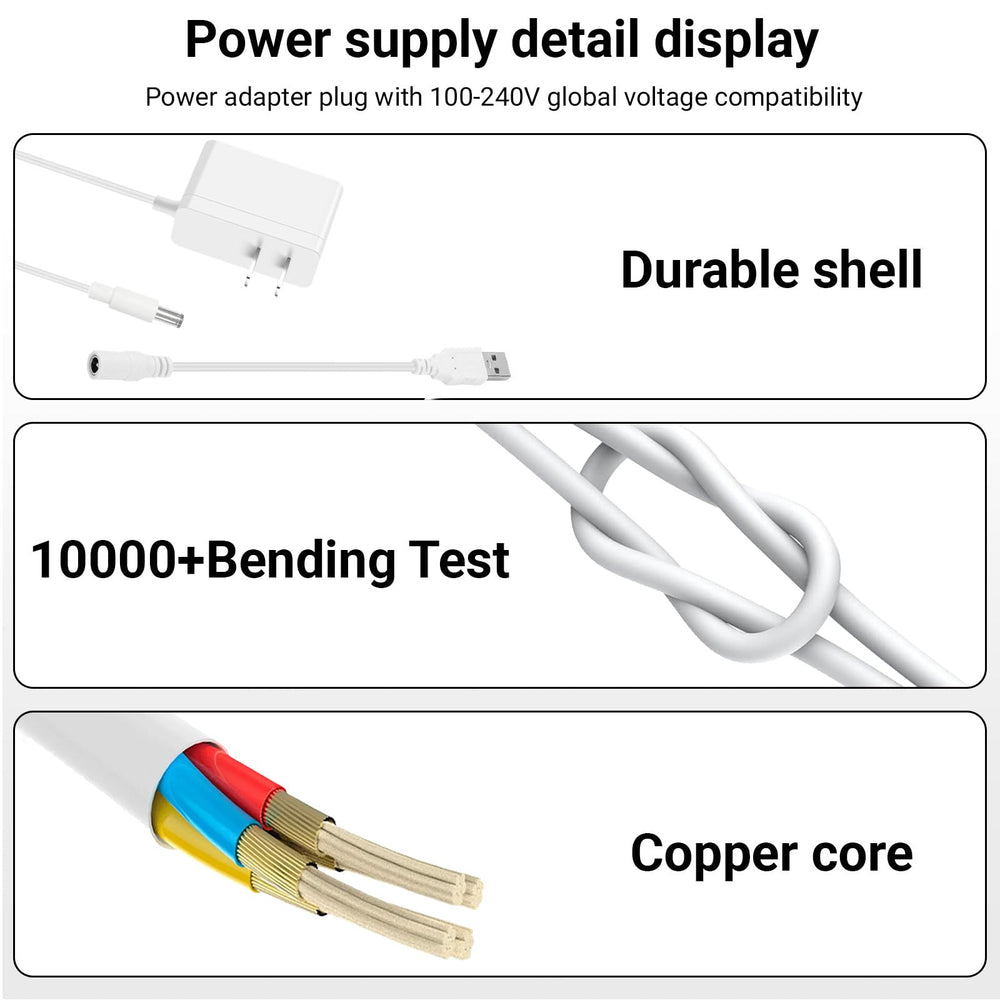 OatXtorpor durable materials highlight safety-focused power adapter construction.