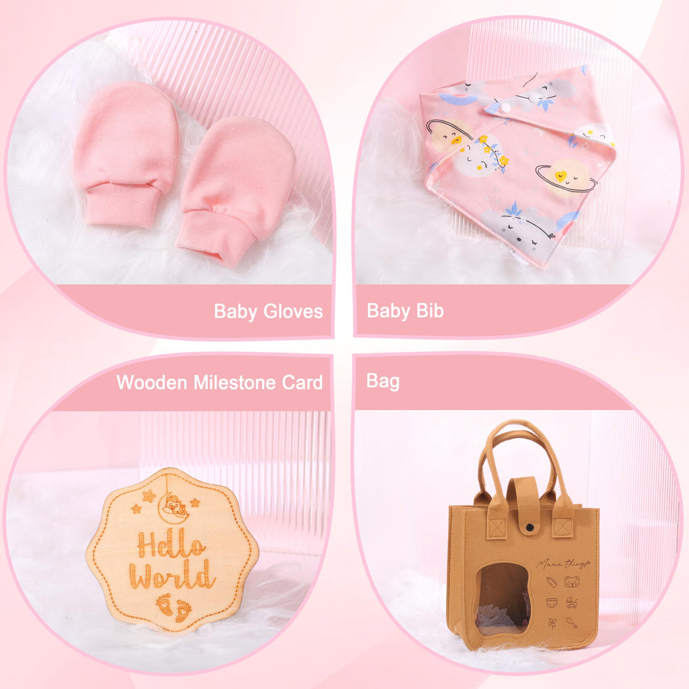 Oazoxro cotton bunny toy comforts baby during cuddles