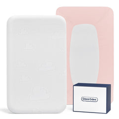 Obbee Odee silicone-safe bassinet mattress core for newborn comfort.