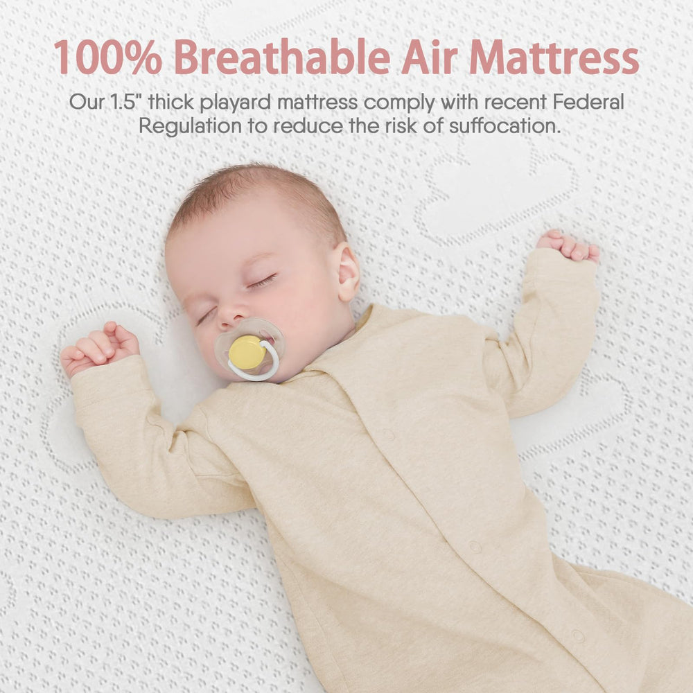 Obbee Odee waterproof TPU protector guards against leaks for worry-free naps.