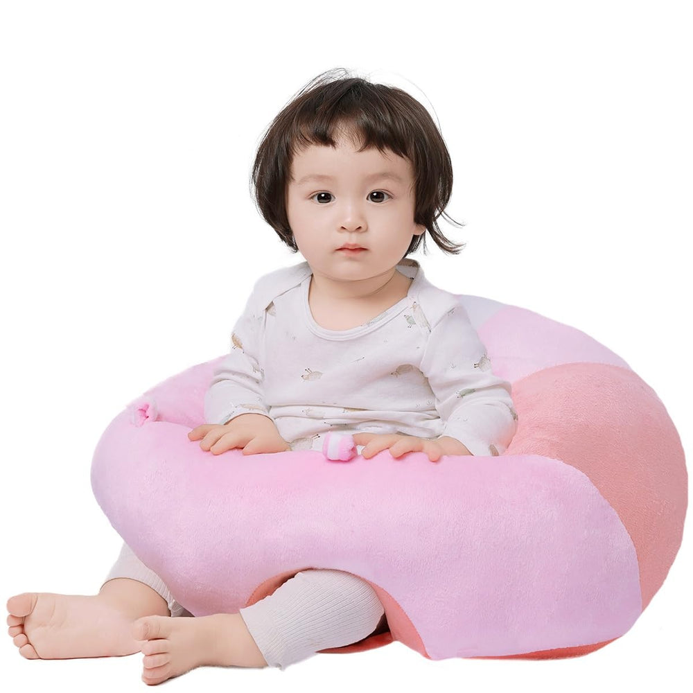 OBBOLO baby sit up seat front view supports upright playtime posture