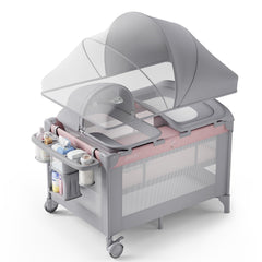 Obee Odee 4-in-1 bassinet setup offers compact sleeping space for newborns and caregivers