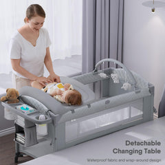 Obee Odee bedside sleeper beside parent for easy night feeds and closeness