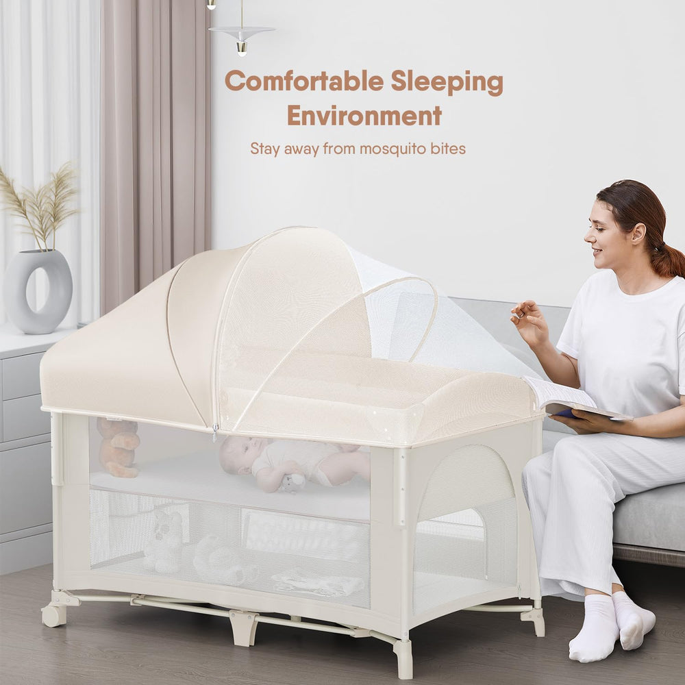 Obee Odee bedside sleeper shows near-parent contact for night feeds