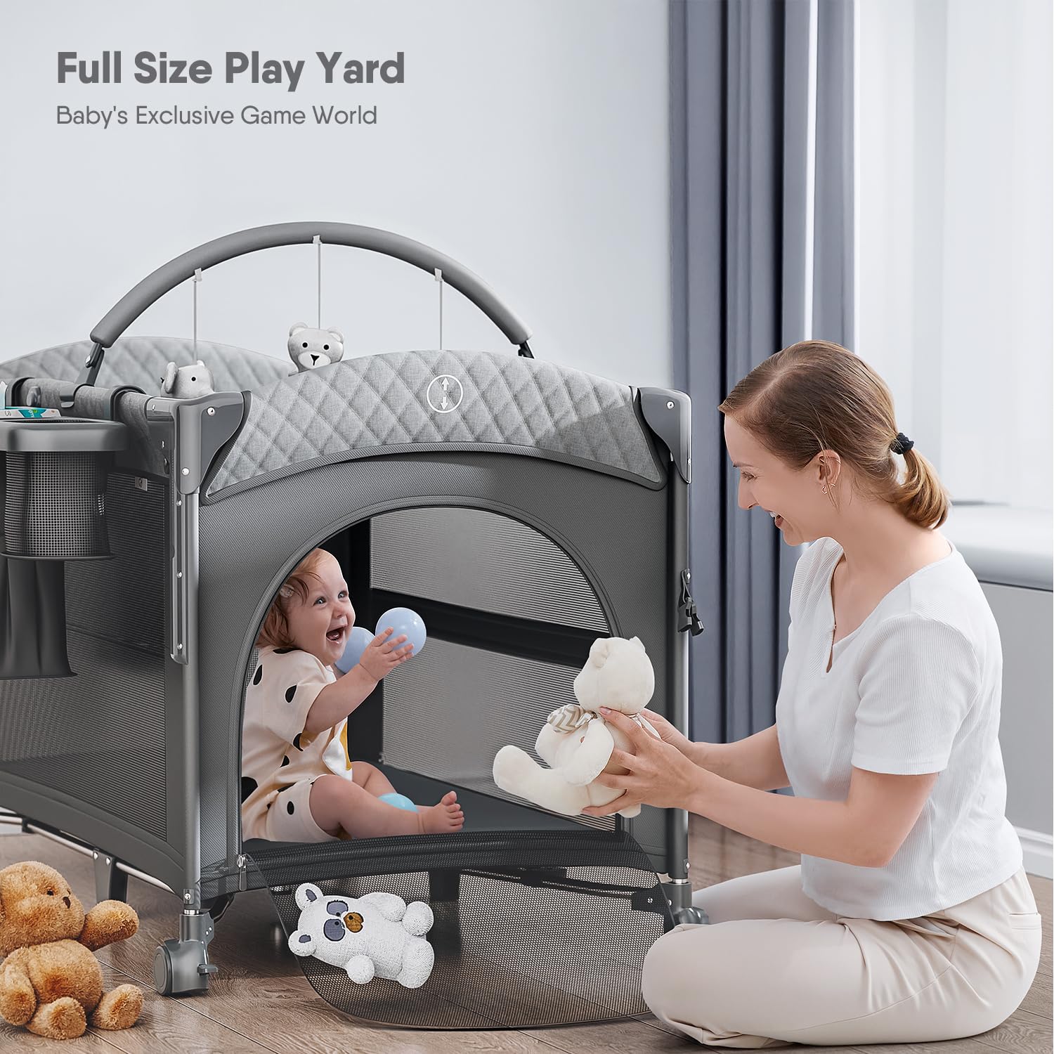 Obee Odee bottom storage area keeping baby essentials organized