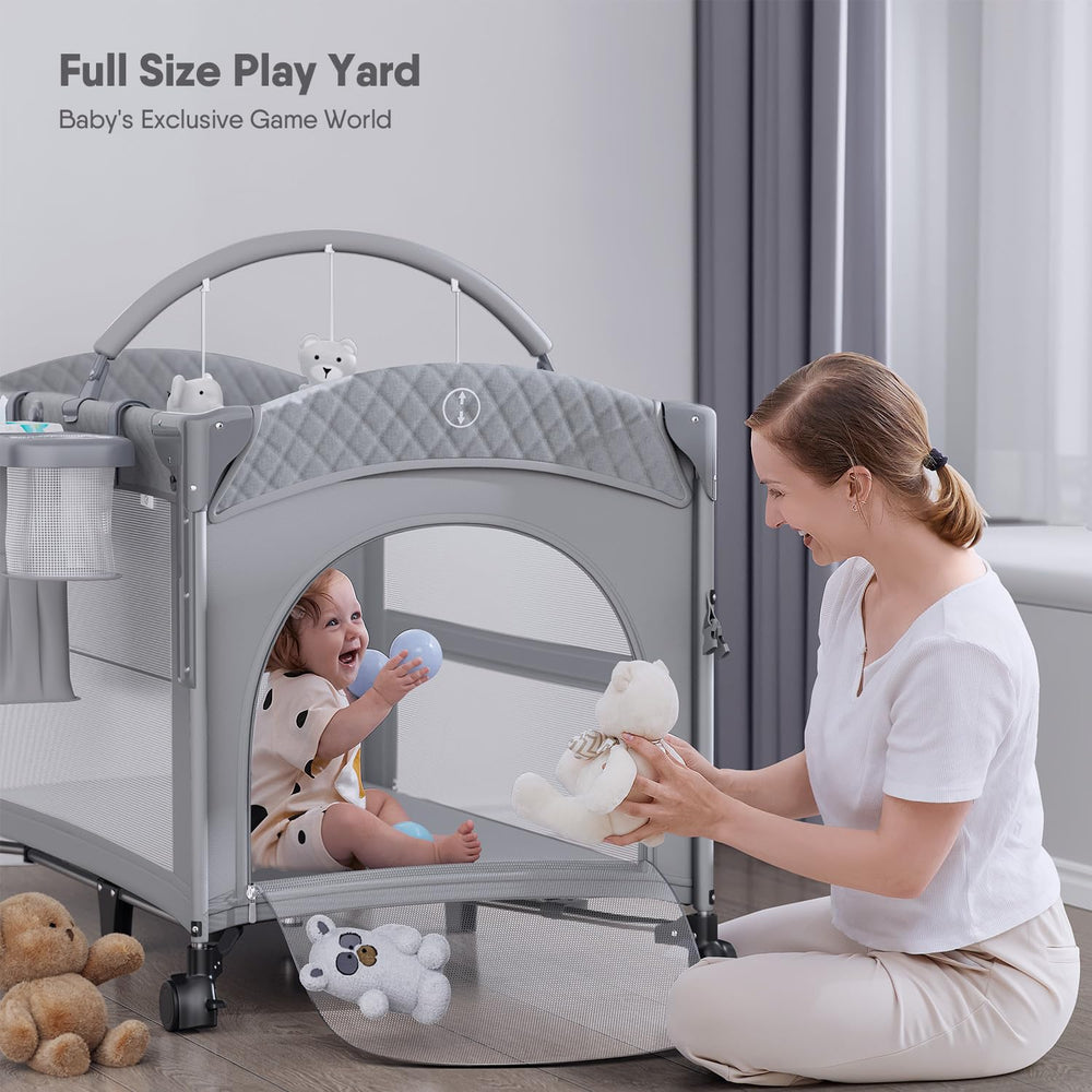 Obee Odee changing table with waterproof fabric for quick cleanup
