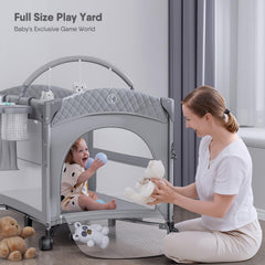 Obee Odee changing table with waterproof fabric for quick cleanup