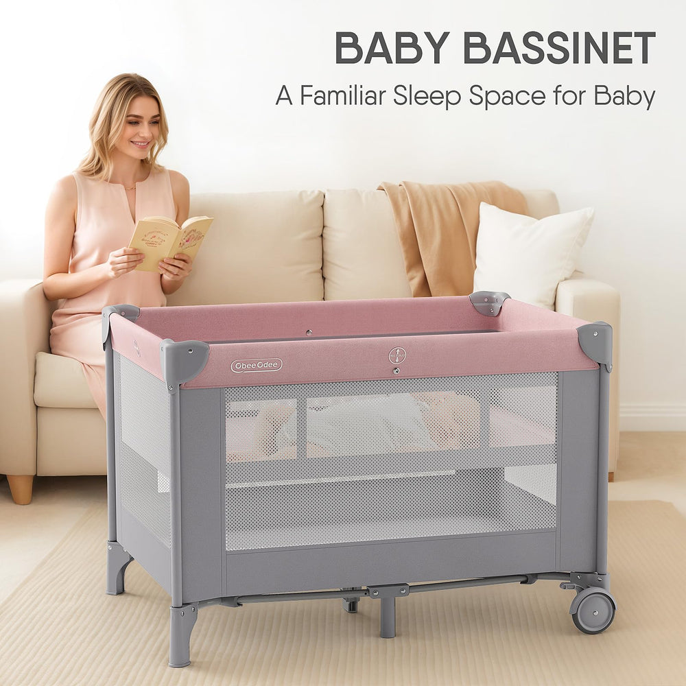 Obee Odee detachable sleeper nest provides womb-like comfort for newborn naps