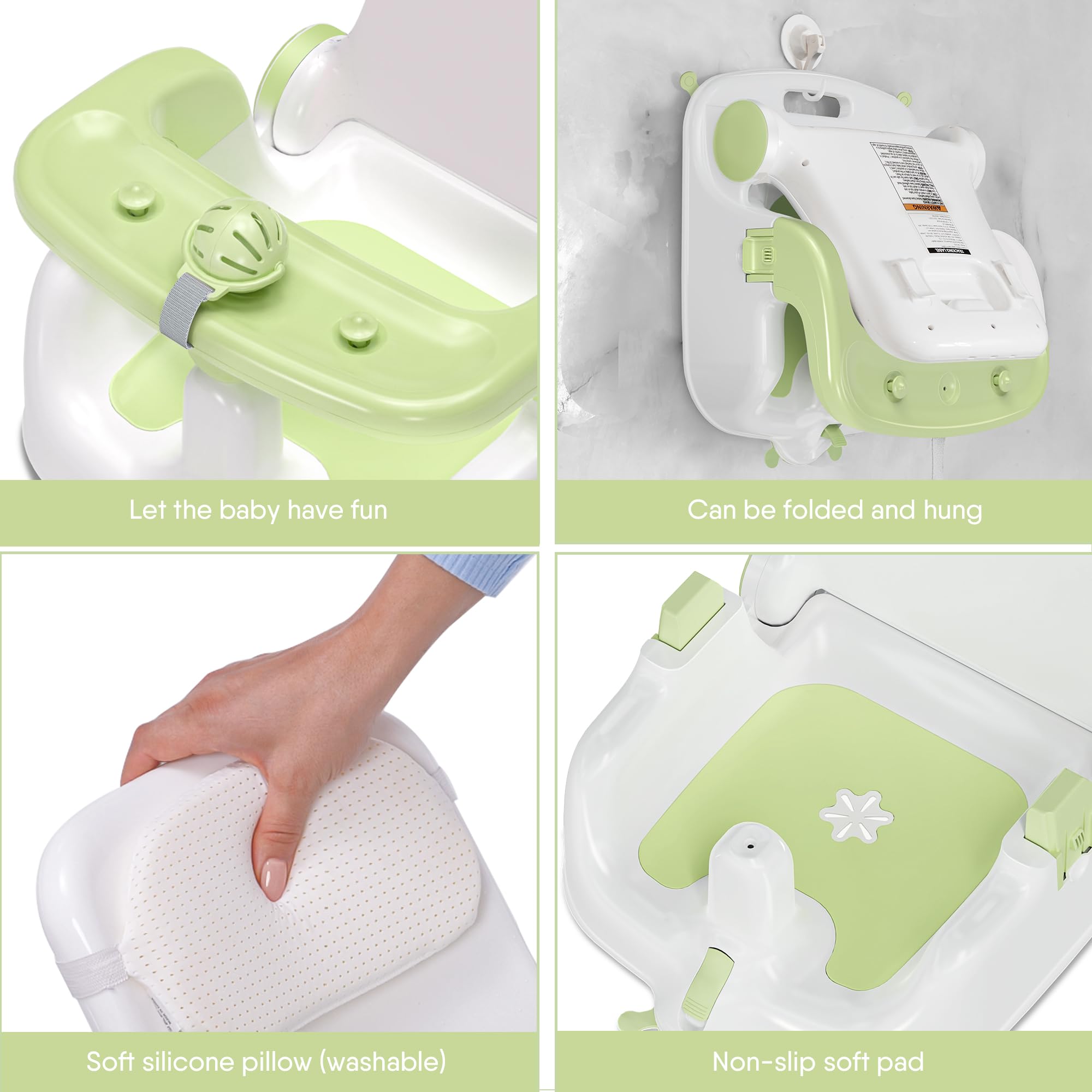 Obee Odee infant bath seat is ASTM and CPC certified for trustworthy safety.