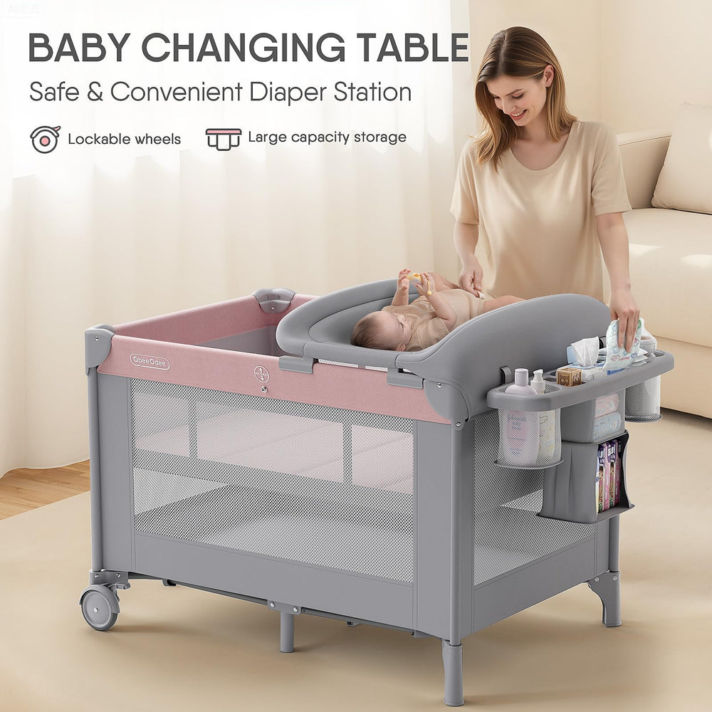 Obee Odee built-in storage shelf keeps essentials neatly within reach