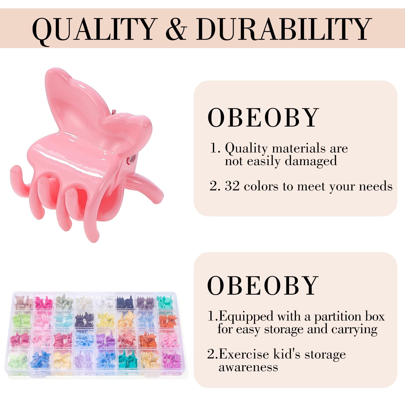 obeoby assorted butterfly clips for ponytails braids and cute hairstyles