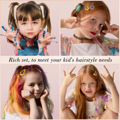 obeoby butterflies hair clip, playful pattern ideal for themed parties and day-to-day wear