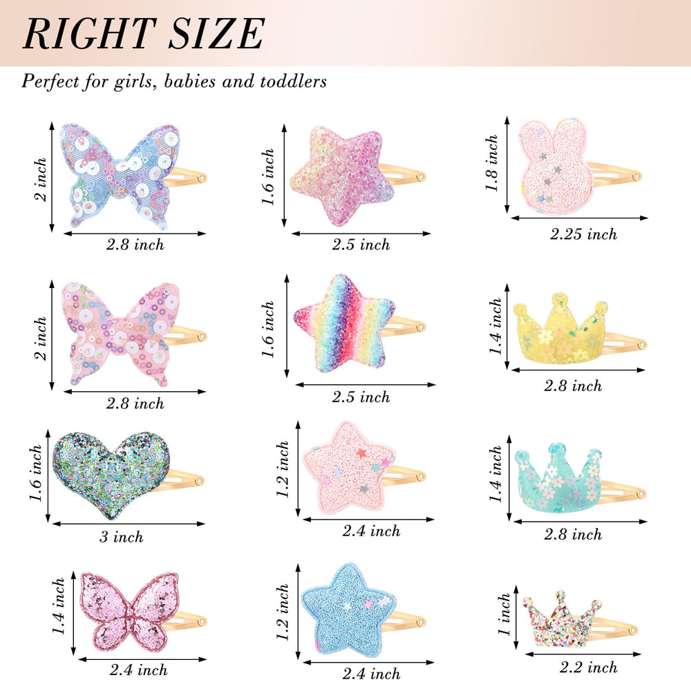 Obeoby crown hair clip for girls offers regal charm for special days.