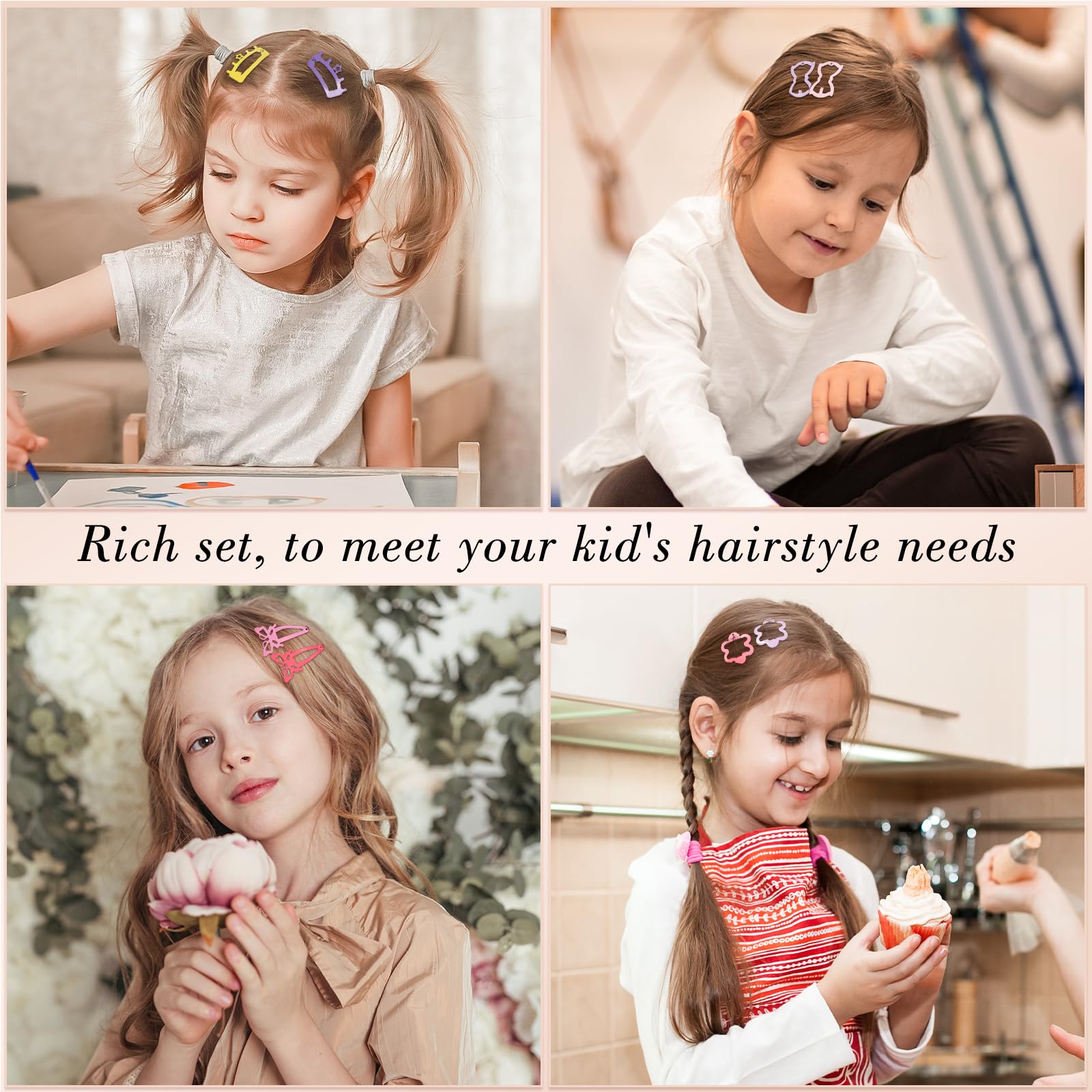 obeoby flower clips brighten outfits with vibrant colors for everyday wear